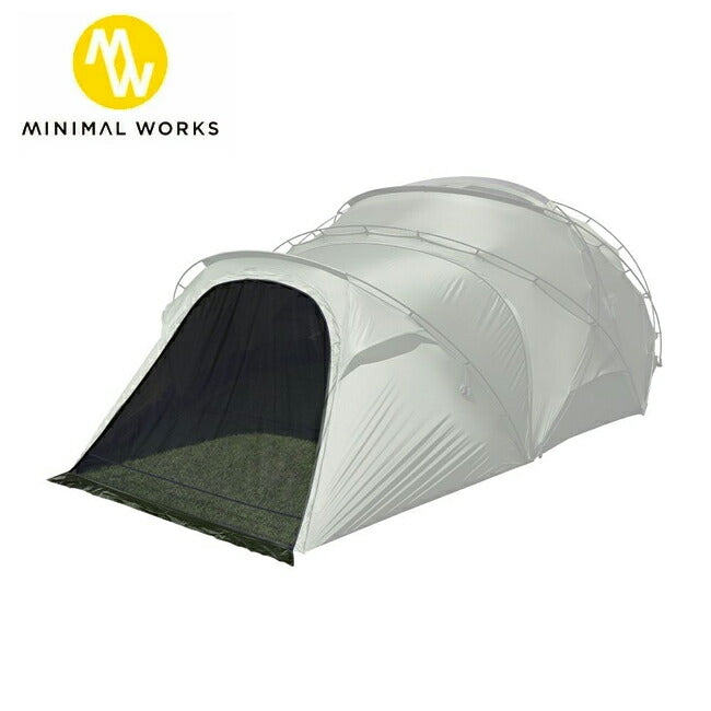 MINIMAL WORKS ミニマルワークス SHELTER G/GH VESTIBULE DOOR-MESH BLACK シェルターG/GHベスティビュール用メッシュドア ブラック MGSHDO05SG171VM2BK