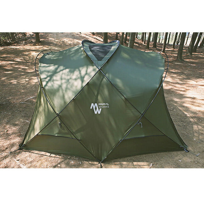 新品 ミニマルワークス シェルターG2.0 オリーブ シェルターテント MINIMAL WORKS ミニマルワークス SHELTER G 2.0 CHARCOAL シェルターG2