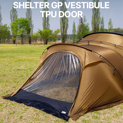 MINIMAL WORKS ミニマルワークス SHELTER GP VESTIBULE TPU DOOR シェルターGP ベスティビュール用 TPUドア MGSHDO06GP000VU0BK