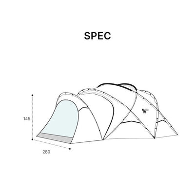 MINIMAL WORKS ミニマルワークス SHELTER GP VESTIBULE TPU DOOR シェルターGP ベスティビュール用 TPUドア MGSHDO06GP000VU0BK