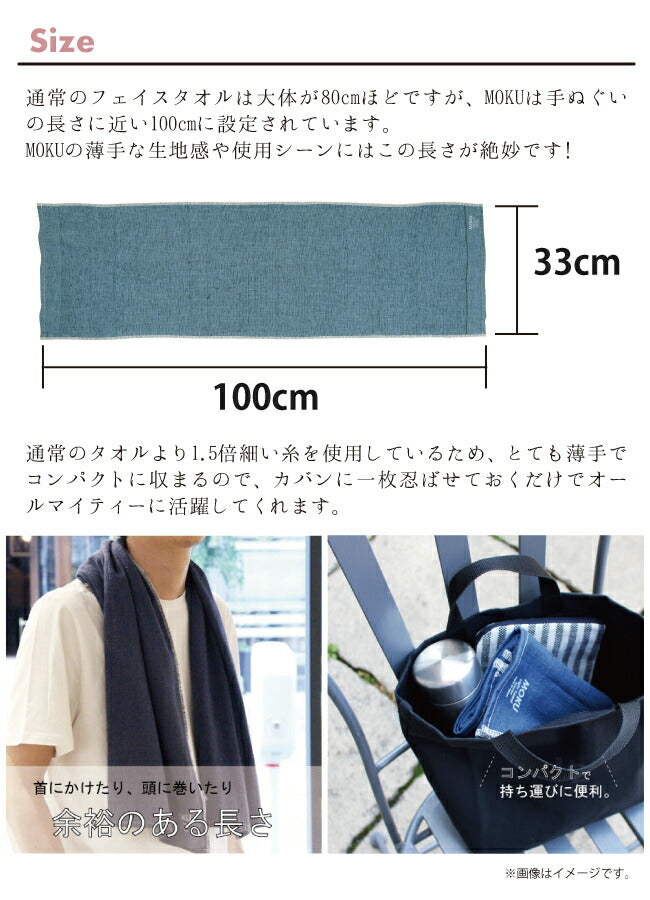 MOKU モク MOKU×Orange 別注 フェイスタオル