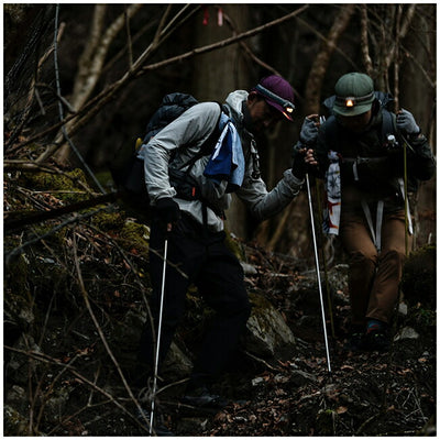 milestone マイルストーン USB Type-C Rechargeable Model USB充電式ヘッドランプ インディゴ MS-G3