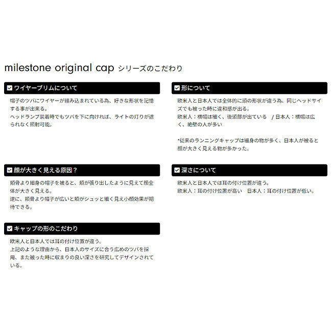 milestone マイルストーン original cap オリジナルキャップ MSC-017