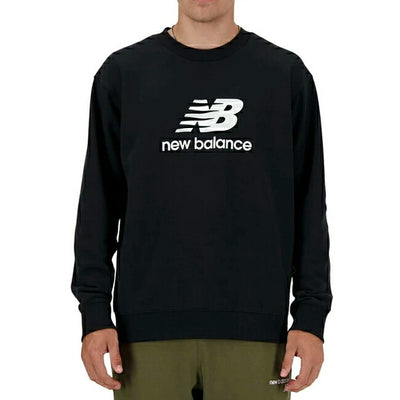 New Balance ニューバランス Sport Essentials French Terry Logo Crew スポーツエッセンシャルフレンチテリーロゴクルー BK MT41500