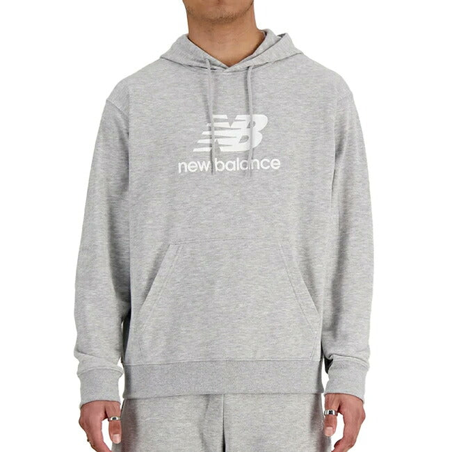 New Balance ニューバランス Sport Essentials Stacked Logo スウェットフーディ AG MT41501