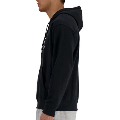 New Balance ニューバランス Sport Essentials Stacked Logo スウェットフーディ BK MT41501
