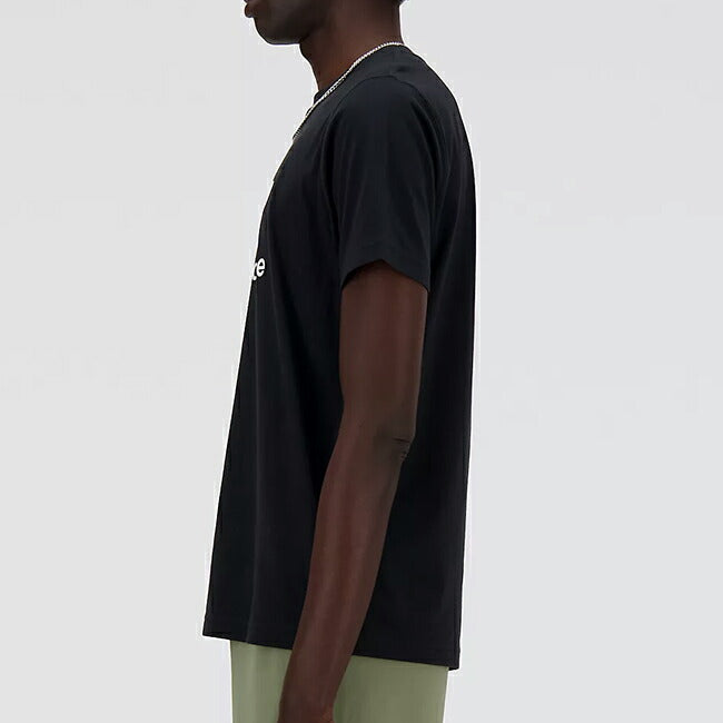 New Balance ニューバランス New Balance Stacked Logo ショートスリーブTシャツ BK MT41502