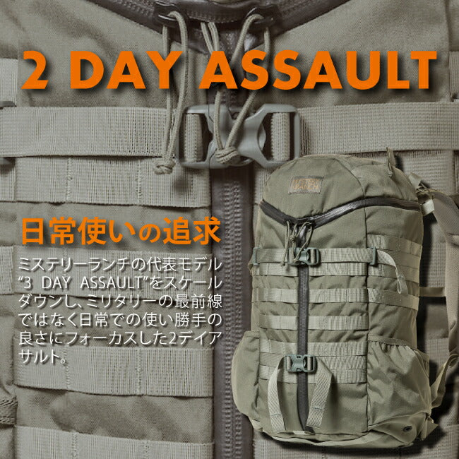MYSTERY RANCH ミステリーランチ 2 DAY ASSAULT デイアサルト 19761328