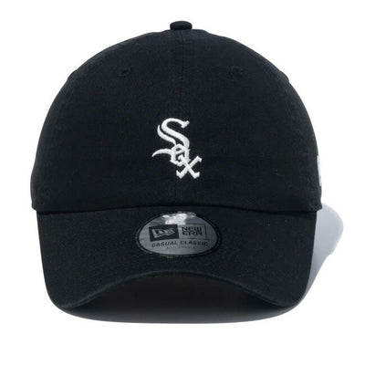 NEWERA ニューエラ カジュアルクラシック MLB Casual Classic シカゴ・ホワイトソックス ミッドロゴ ブラック×クロームホワイト 14109544