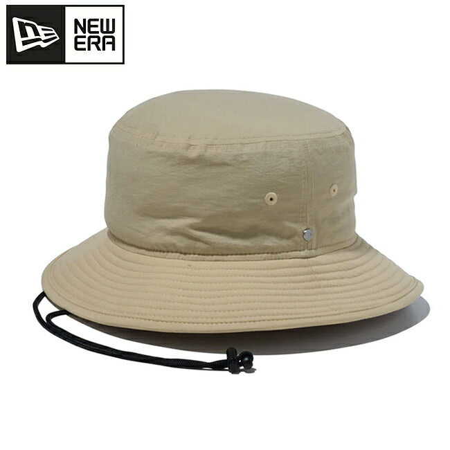 NEWERA ニューエラ アドベンチャーライト Vintage Nylon メタルフラッグ ベージュ 14109639