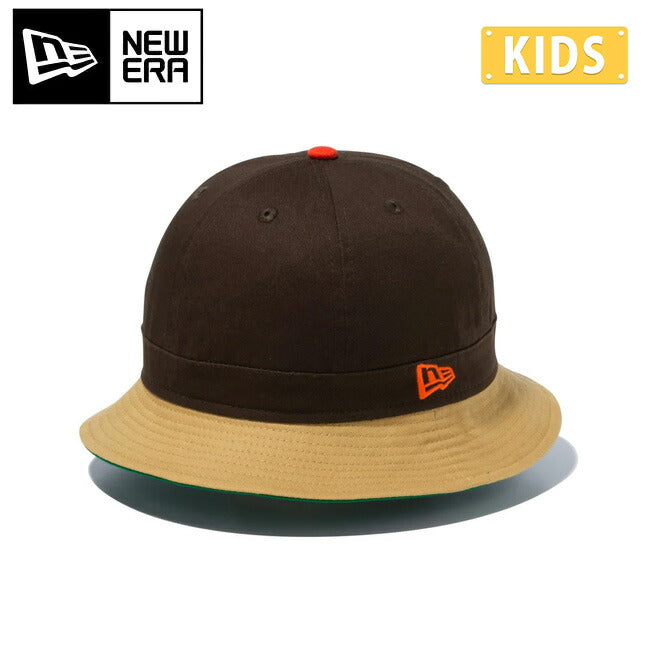 NEWERA ニューエラ Kid's エクスプローラー Powered by GORO NAKATSUGAWA(min-nano) ブラウンスエード ブロンズブリム 14124634