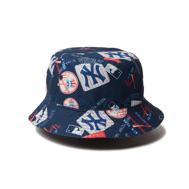 NEWERA ニューエラ バケット01 リバーシブル MLB Reversible Hat ニューヨーク・ヤンキース ネイビー 14307407
