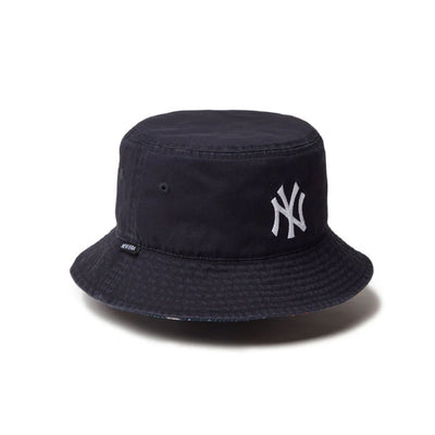 NEWERA ニューエラ バケット01 リバーシブル MLB Reversible Hat ニューヨーク・ヤンキース ネイビー 14307407