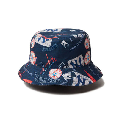 NEWERA ニューエラ バケット01 リバーシブル MLB Reversible Hat ニューヨーク・ヤンキース ネイビー 14307407