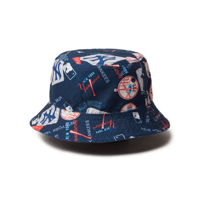 NEWERA ニューエラ バケット01 リバーシブル MLB Reversible Hat ニューヨーク・ヤンキース ネイビー 14307407