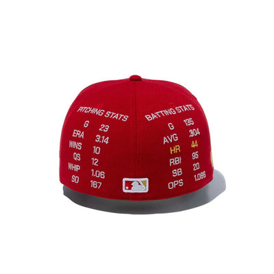NEWERA ニューエラ 59FIFTY Shohei Ohtani American League MVP & Home Runs Leaders ロサンゼルス・エンゼルス スカーレット×ゴールド 14339795
