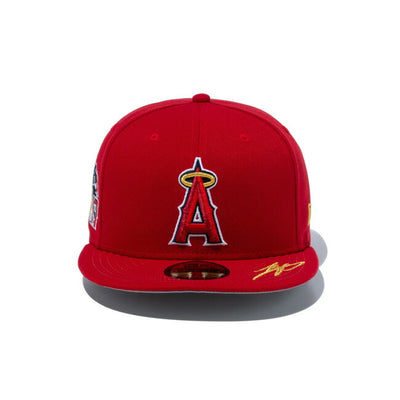 NEWERA ニューエラ 59FIFTY Shohei Ohtani American League MVP & Home Runs Leaders ロサンゼルス・エンゼルス スカーレット×ゴールド 14339795