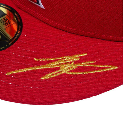 NEWERA ニューエラ 59FIFTY Shohei Ohtani American League MVP & Home Runs Leaders ロサンゼルス・エンゼルス スカーレット×ゴールド 14339795