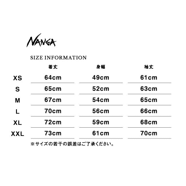 【予約受付中★10月上旬発送予定】NANGA ナンガ 別注モデル MA-1 AURORATEX DOWN JACKET MA-1 オーロラテックスダウンジャケット