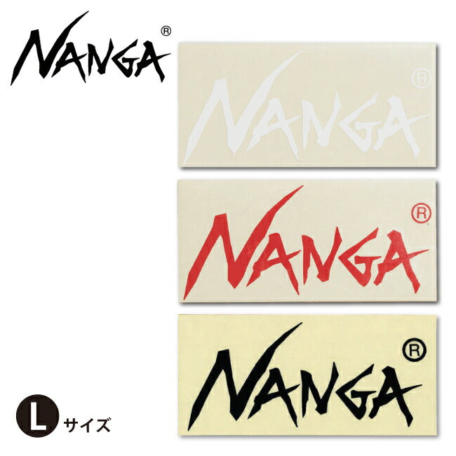 NANGA ナンガ CUTTING STICKER L カッティングステッカー