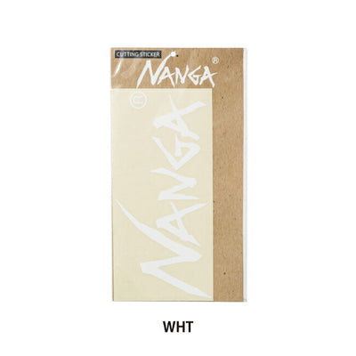 NANGA ナンガ CUTTING STICKER L カッティングステッカー