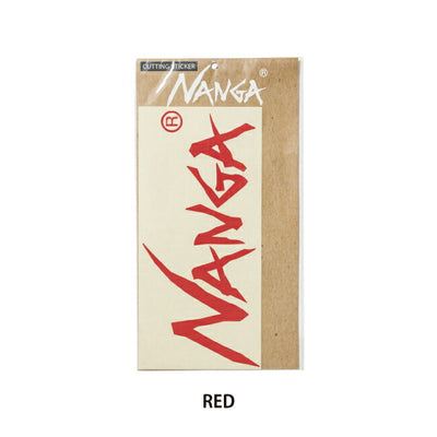 NANGA ナンガ CUTTING STICKER L カッティングステッカー