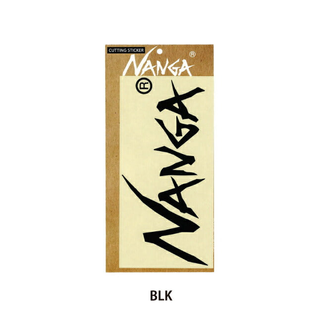 NANGA ナンガ CUTTING STICKER L カッティングステッカー