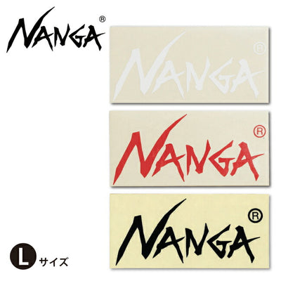 NANGA ナンガ CUTTING STICKER L カッティングステッカー