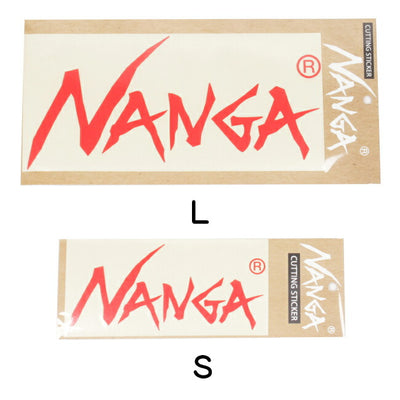 NANGA ナンガ CUTTING STICKER L カッティングステッカー