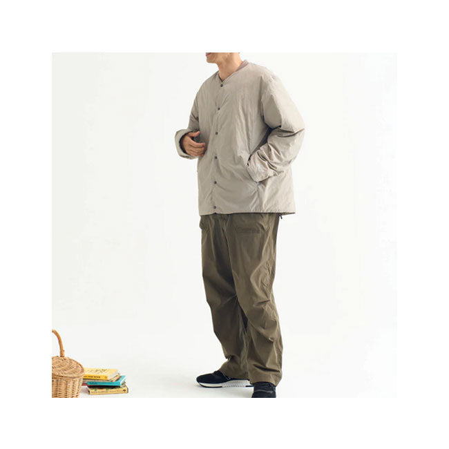 NANGA ナンガ NO COLLAR SOFT DOWN CARDIGAN ノーカラーソフトダウンカーディガン