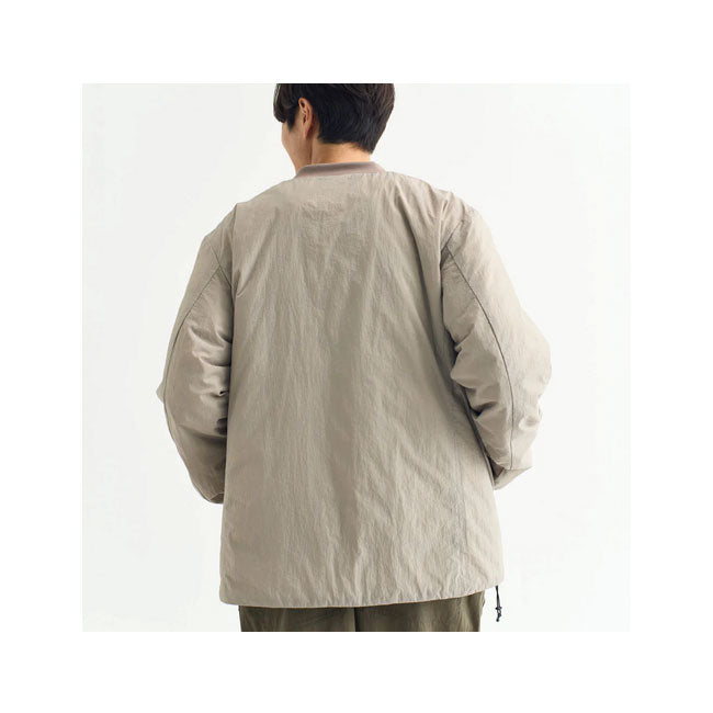 NANGA ナンガ NO COLLAR SOFT DOWN CARDIGAN ノーカラーソフトダウンカーディガン