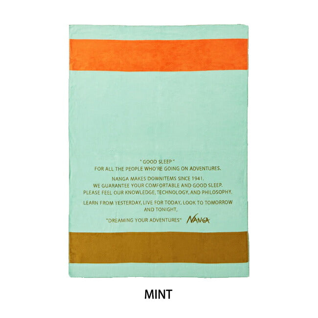 NANGA ナンガ GOOD SLEEP BORDER COTTON BLANKET S グットスリープボーダーコットンブランケットシングル