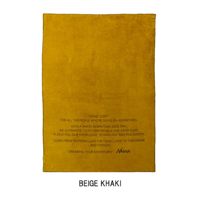 NANGA ナンガ GOOD SLEEP BORDER COTTON BLANKET S グットスリープボーダーコットンブランケットシングル