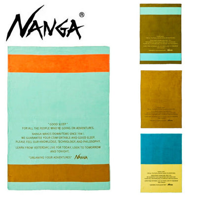 NANGA ナンガ GOOD SLEEP BORDER COTTON BLANKET S グットスリープボーダーコットンブランケットシングル