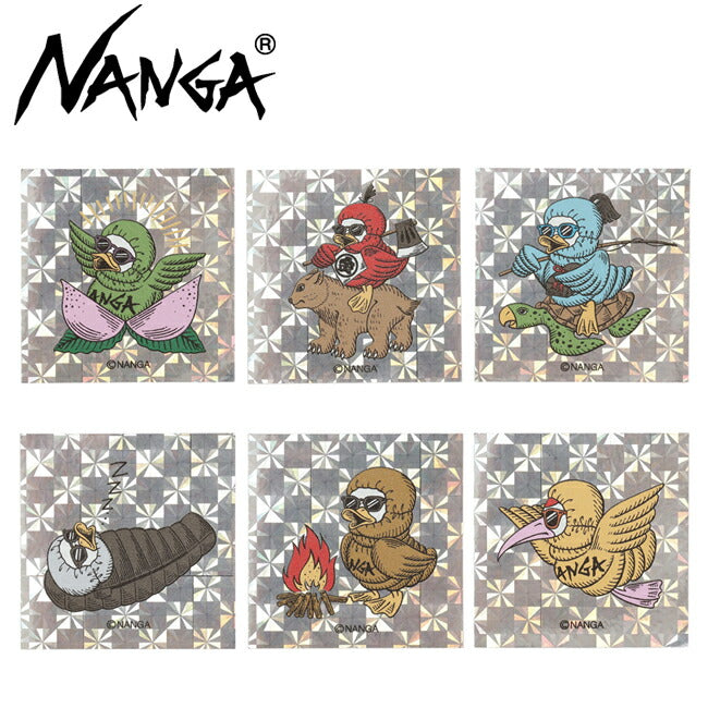 NANGA ナンガ HOLOGRAPHIC GAAACY SQUARE STICKER ホログラフィックガーシースクエアステッカー