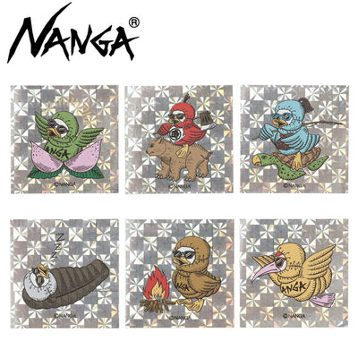 NANGA ナンガ HOLOGRAPHIC GAAACY SQUARE STICKER ホログラフィックガーシースクエアステッカー