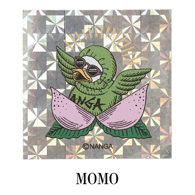 NANGA ナンガ HOLOGRAPHIC GAAACY SQUARE STICKER ホログラフィックガーシースクエアステッカー