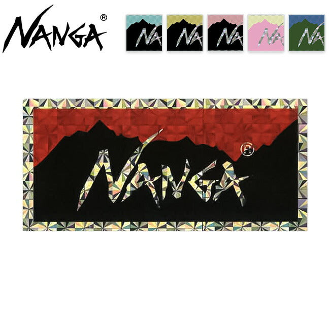 NANGA ナンガ HOLOGRAPHIC LOGO STICKER ホログラフィックロゴステッカー
