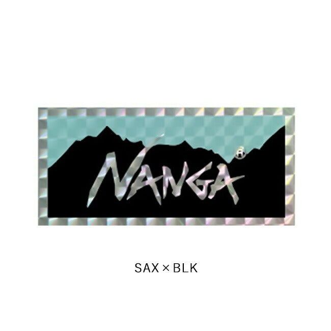NANGA ナンガ HOLOGRAPHIC LOGO STICKER ホログラフィックロゴステッカー