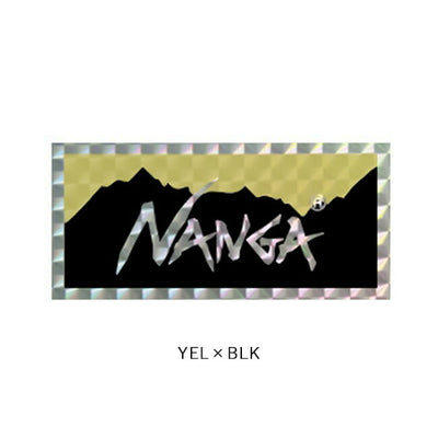 NANGA ナンガ HOLOGRAPHIC LOGO STICKER ホログラフィックロゴステッカー