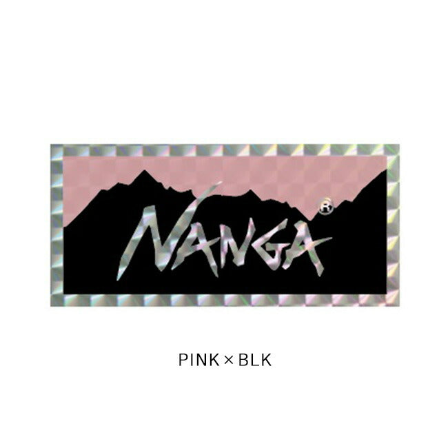 NANGA ナンガ HOLOGRAPHIC LOGO STICKER ホログラフィックロゴステッカー