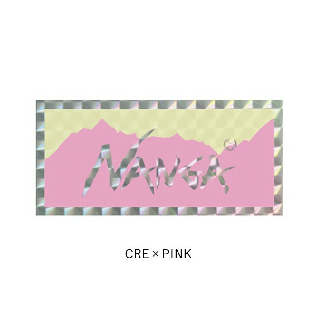 NANGA ナンガ HOLOGRAPHIC LOGO STICKER ホログラフィックロゴステッカー