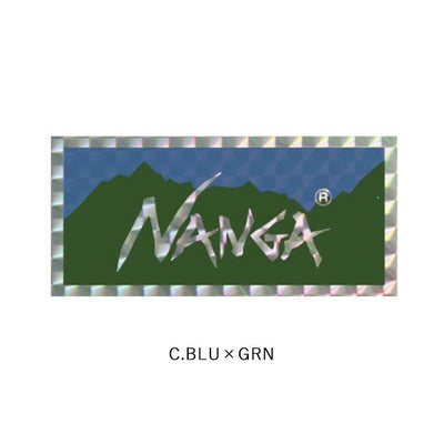NANGA ナンガ HOLOGRAPHIC LOGO STICKER ホログラフィックロゴステッカー
