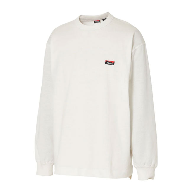 NANGA ナンガ ECO HYBRID BOX LOGO EMBROIDERY L/S TEE エコハイブリッドボックスロゴエンブロイダリーロングスリーブティー