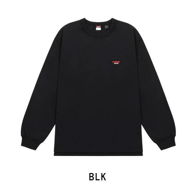NANGA ナンガ ECO HYBRID BOX LOGO EMBROIDERY L/S TEE エコハイブリッドボックスロゴエンブロイダリーロングスリーブティー