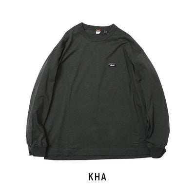 NANGA ナンガ ECO HYBRID BOX LOGO EMBROIDERY L/S TEE エコハイブリッドボックスロゴエンブロイダリーロングスリーブティー