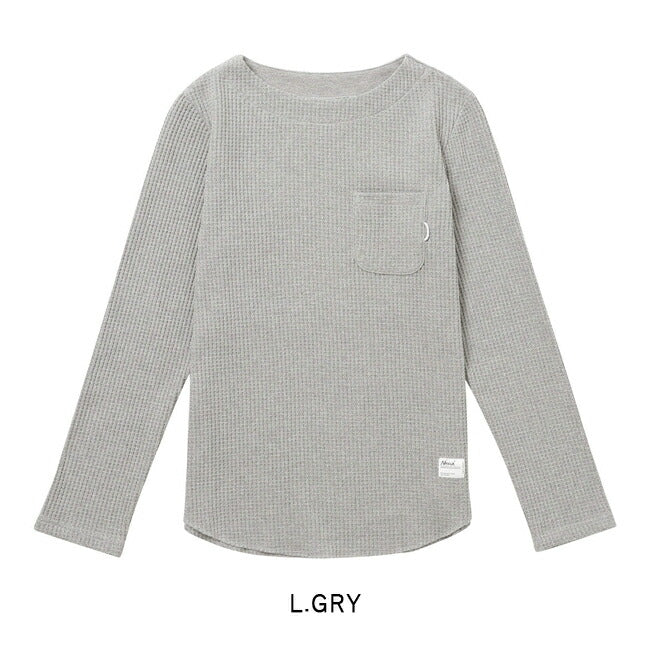 NANGA ナンガ ECO HYBRID WAFFLE B.NECK L/S TEE エコハイブリッドワッフルボートネックロングスリーブティー