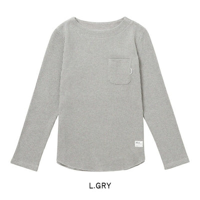NANGA ナンガ ECO HYBRID WAFFLE B.NECK L/S TEE エコハイブリッドワッフルボートネックロングスリーブティー