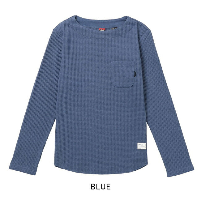 NANGA ナンガ ECO HYBRID WAFFLE B.NECK L/S TEE エコハイブリッドワッフルボートネックロングスリーブティー