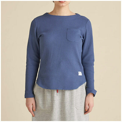 NANGA ナンガ ECO HYBRID WAFFLE B.NECK L/S TEE エコハイブリッドワッフルボートネックロングスリーブティー